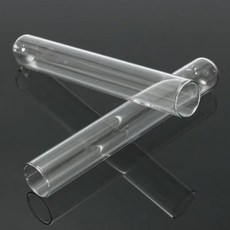 10pcs 유리 투명 튜브 10mm-30mm 붕규산 U 자형 바닥 실험실 학교 용품, 15 10mmx100mm
