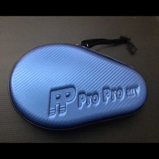 【雙兵桌球】 Pro Pro PP硬殼桌球拍袋 桌球拍套, 藍色, 1個
