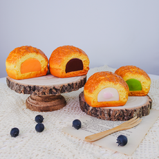 쿠키슈 모형 가짜 크림슈 슈크림 말차 초코 커스터드 베이커리 빵 소품, 01. 초코슈, 1개