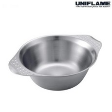 UNIFLAME 不鏽鋼雙耳隔熱碗 850ml 霧面, 1個