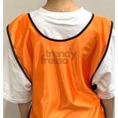 마켓그리드 팀조끼 밴드형 오렌지 행사용조끼