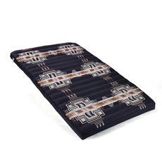 OWL CAMP 雙人民俗風床墊 ATC 露營睡墊 雙人床墊 充氣床墊 野營睡墊 露營地墊 防潮墊 露雅迷, 黑色