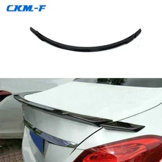메르세데스 벤츠 W205 C 클래스 C200 C250 C300 세단 4도어 14-17년 카본 파이버 리어 립 스포일러 호환