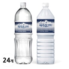 지리산 물하나 생수 2L (원형/사각 랜덤발송), 24개