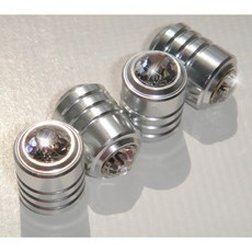 圓夢工廠 Lexus 06-09 LS460 LS600hl 噴水蓋 方向燈框 方向盤陀螺 後照鏡 氣嘴蓋 牌照螺絲, 水晶銀氣嘴蓋