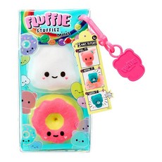 Fluffie Stuffiez 팝콘 & 도넛 미니 수집용 기능 - 서프라이즈 공개 언박싱 부드럽고 스퀴시 가능한 촉각 놀이 피젯 DIY, Fluffie Stuffiez 팝콘 & 도넛 미니 수집