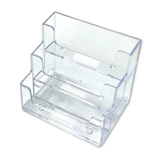 이음모음 아크릴 명함꽂이, 표준형, 1개입, 3단