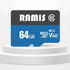 Ramiz Micro SD卡 TF卡 MLC UHS-I V60 U3 100MB/秒 行車紀錄器用 4K UHD適用, 64GB