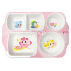 캐치티니핑5 식판-멜라민 5구 YP5467 (S0079), 캐치티니핑5-S0079, 1개