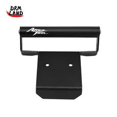 빔스크린 혼다 XRV750 XRV 750 아프리카 트윈 750 전화 홀더 GPS 네비게이션 장착 바 확장 브래킷 용 22MM, 02 Black Africa Twin