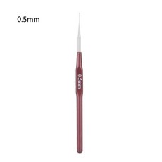 레이스 인형용 크로셰 후크 믹스 스몰 사이즈 실 직조 뜨게 바늘 DIY 도구 16 가지 크기의 후크 1 개 0.5mm-2.7mm, 0.5mm, 1개