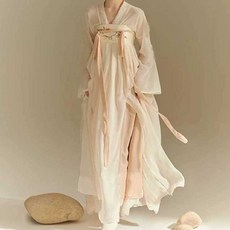 시스루 한복 개량 드레스 여자 퓨전 졸사 웨딩 촬영 스커트 의상 1. XS