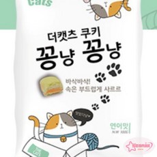 서락 더캣츠 쿠키 꽁냥꽁냥 연어맛 100g 고양이과자