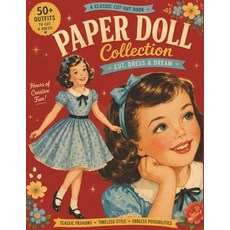 (英文圖書)The Paper Doll Collection: 50+ Outfits to Cut Dress & Play: A Classic Cut-Out B... 平裝版, Independently Published, 英文