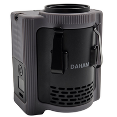 다함 kc인증 무선 휴대용 허리 선풍기 10000mAh 초강력 벨트 바디 야구장 캠핑 야외 핸디 22시간, 소라 그레이