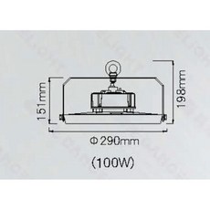 舞光 DANCELIGHT LED 宇宙天井燈 高天井燈 白光 廠房工廠吊燈 防水 IP66 節能標章, 100W,單天井單