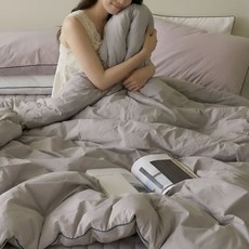 엘피다 알러지케어 고밀도 60수 순면 사계절 호텔이불