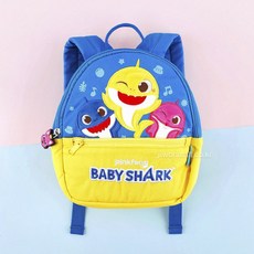 핑크퐁 유아용 아기상어 상어가족 미아방지 배낭 WP-B123