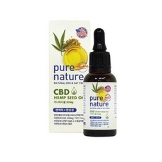 퓨어네이쳐 반려동물 CBD 햄프씨드 오일, 28g, 1개