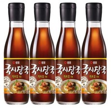 샘표 국시장국 가쓰오 350ml 4개