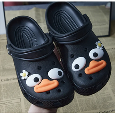 개구쟁이 재미있는 오리얼굴 신발꾸미기 파츠 슬리퍼장식