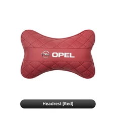 Opel Astra Grandland Corsa Mokka Frontera Insignia Zafira Vivaro 용 카시트 목 베개 머리 받침 요추 지, 06 J-Red