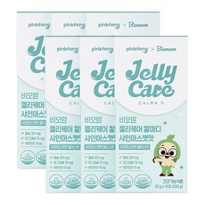 핑크퐁 비오맘 젤리케어 칼마디 칼슘 마그네슘 비타민D 샤인머스켓 맛 20g x 15포, 300g, 6개