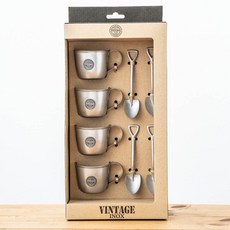 【AOYOSHI青芳製作所】仿舊不鏽鋼CAMP餐具組B3《泡泡生活》- 復古風格餐具組, 1個