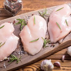 케이원푸드 냉동 국내산 닭가슴살, 10개, 1kg