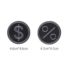 패딩 수선 패치 담배빵 보수 옷 찢어진 세트 6 수리 자켓 땜빵 7개, 2개, D_2개 세트