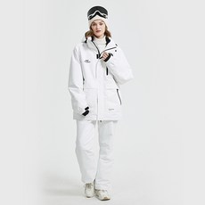 2025년 한국판 스키복 세트 남녀공용 방풍 방수 발열 커플 코트 싱글 스키복 바지