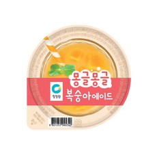 청정원 몽글몽글 복숭아에이드
