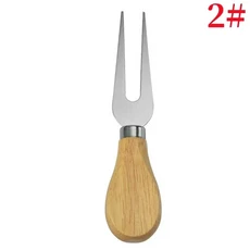 1PC 강철 스테인레스 치즈 칼 대나무 손잡이 슬라이서 커터 나이프 주방 베이킹 도구, 07 A2