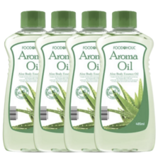 푸드어홀릭 아로마 오일 알로에, 465ml, 4개