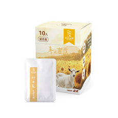 來福與旺財 羊之甘露 寵物羊奶飲 頂級純羊乳 葉黃素 牛磺酸 靈芝多醣體 葡聚醣 海藻精華 犬貓適用 30毫升x10包, 10個, 30 毫升/包, 好日長