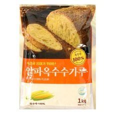 새롬푸드 맛있는 알파옥수수가루, 1kg, 2개