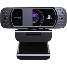 VITADE 마이크 포함 웹캠 1080P HD 웹 카메라 672 USB 데스크탑 웹 캠 페이스 캠 비디오 캠 스트리밍 게임 컨퍼런스 맥 윈도우 PC 노트북 컴퓨터용, VITADE 마이크 포함 웹캠 1080P HD 웹 카메