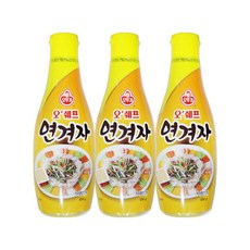 오뚜기 오쉐프 연겨자 480g 3개 겨자 냉면 양장피