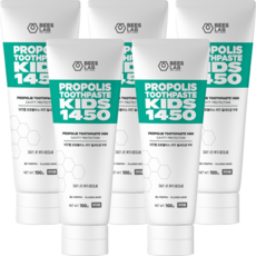 비즈랩 프로폴리스 키즈 어린이 유아 치약 고불소, 5개, 100g