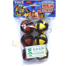 成功 魔鬼氈安全標靶 可折疊 37cm*37cm 安全標靶 數字標靶 分數標靶, 1個, 安全球補充包-6入