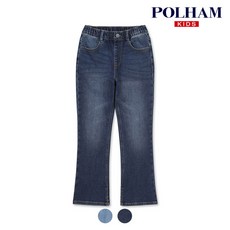 폴햄키즈 폴햄키즈 여아 시그니처 기모 부츠컷 데님 팬츠_PKC4DP2044