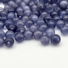 [모크재료방] 캣츠아이 4mm, 120개, 다크퍼플