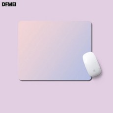 DFMEI 簡約小號鼠標墊加厚防滑耐髒墊精密鎖邊電腦辦公來圖製作鼠標墊子, 1個, X-342:18*22*0.2cm