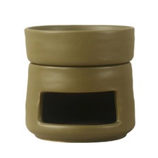 왁스 멜트 버너 향 왁스 워머 청록색 캔들 홀더 향 디퓨저, 올리브색