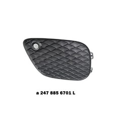 벤츠 GLB X247 W247 19-22년 프론트 로워 좌우 그릴 범퍼 안개등 커버 호환, 2478856701 L