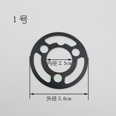 검도 죽도 코등이 초경량 자개 문양 고강도, 1호A03블랙와이어2개