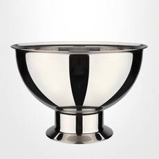 不銹鋼大冰桶 宴會香檳盆 特大紅酒冰粒桶 酒吧香檳桶 冰鎮器, 1個, 無耳高腳香檳盆