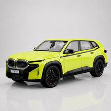 다이캐스트 1:24 BMW XM 모델 비엠 합금 고퀄리티 모형 장식, 1개, 라임