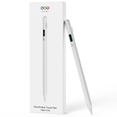 굿밸류 디스플레이 아이패드 호환용 스마트펜슬 터치펜, 화이트, 1개