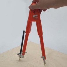 콤파스 제도 타일 목공용 대 25cm 컴퍼스 45803ea 1(ea), 진하기